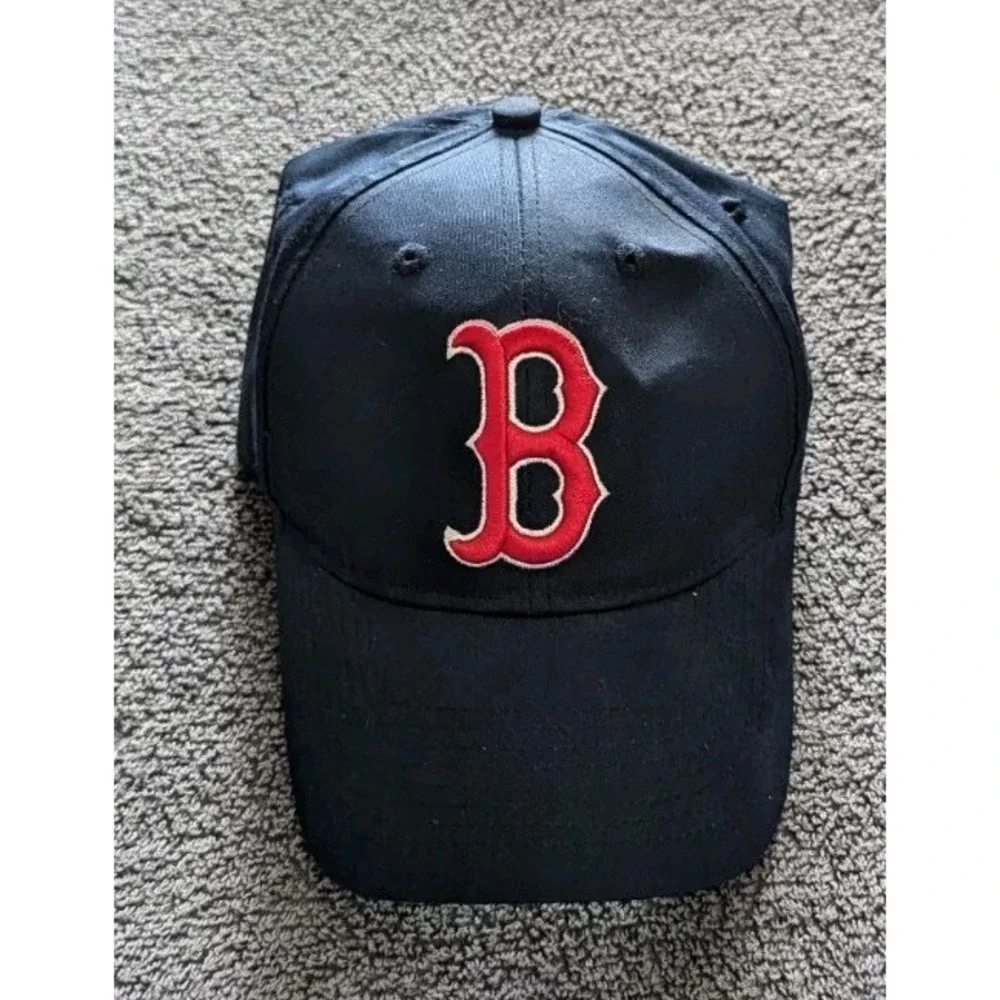 Boston Red Sox‎ Kids Ball Cap Navy Blue Embroidered Adjustable Strap Back YOUTH